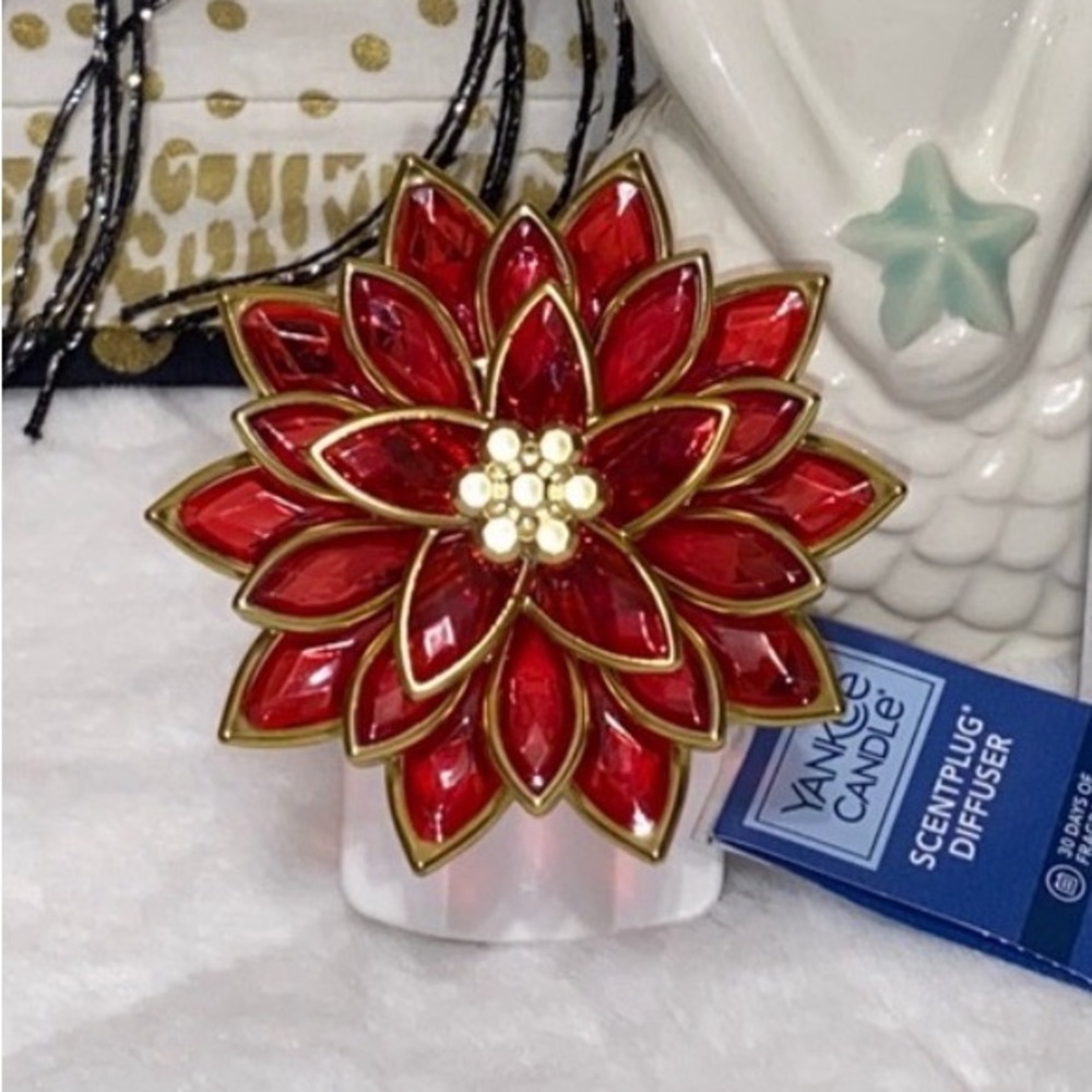 YANKEE CANDLE POINSETTIA SCENTPLUG DIFFUSER